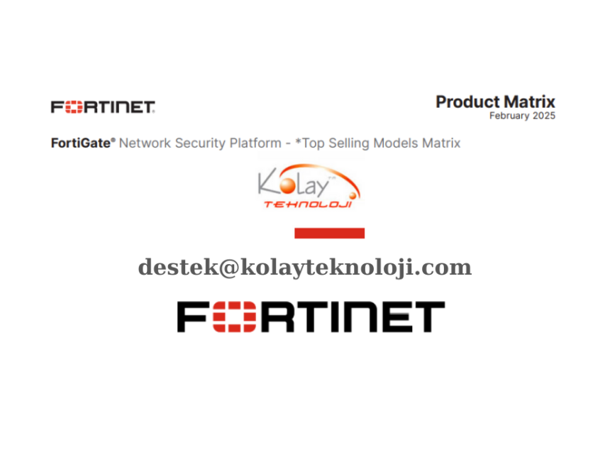 Fortinet Ağ Güvenliği Platformu